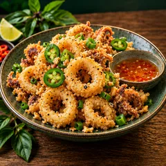 Mực Rang Muối, Salt & Pepper Calamari