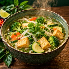 Phở Rau Cải, Vegetables & Tofu